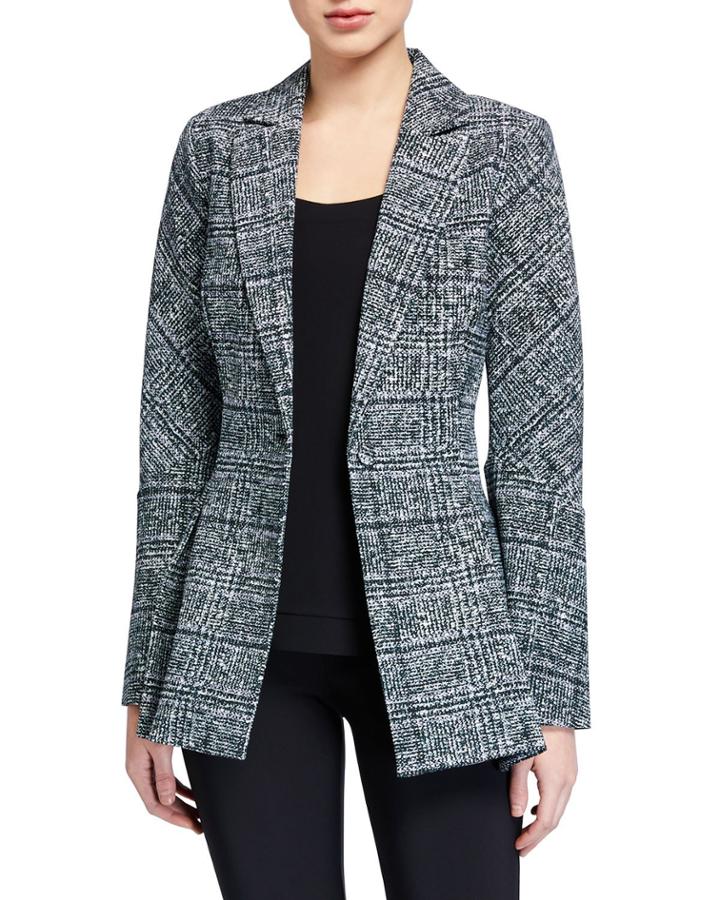 Ludmilla Printed One-button Jacket