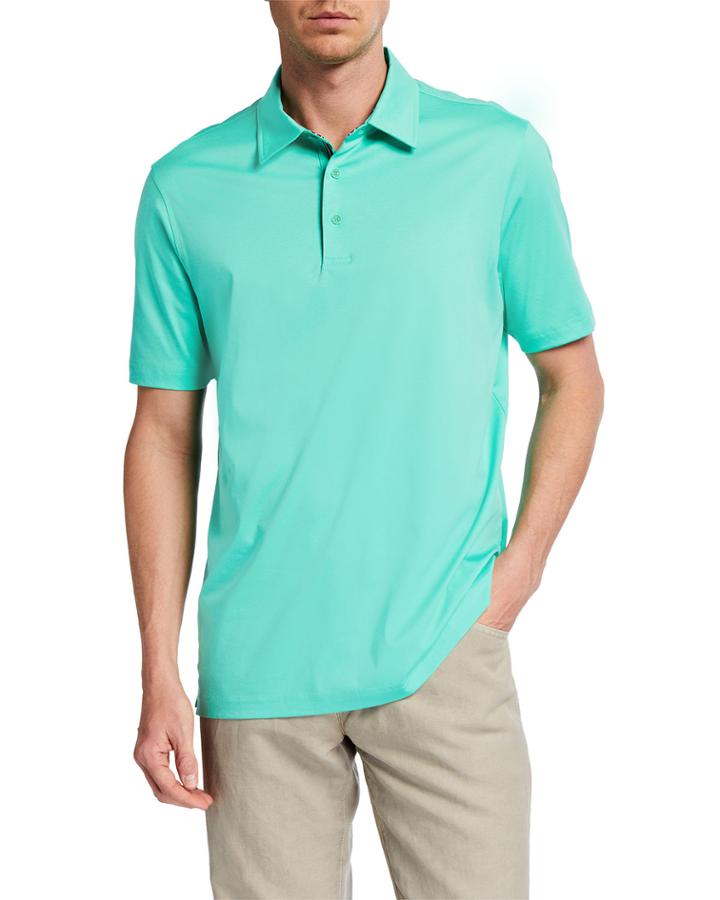 Men's Solid Classic Fit Polo