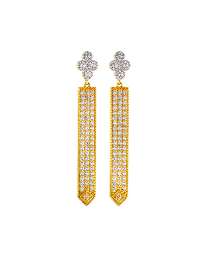 Visionary Fusion Linear Drop Earrings