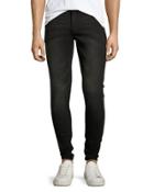 Him Spray Low-rise Jeans, Gray
