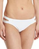 Santiago Strappy-side Swim Bottom, Moonlight White