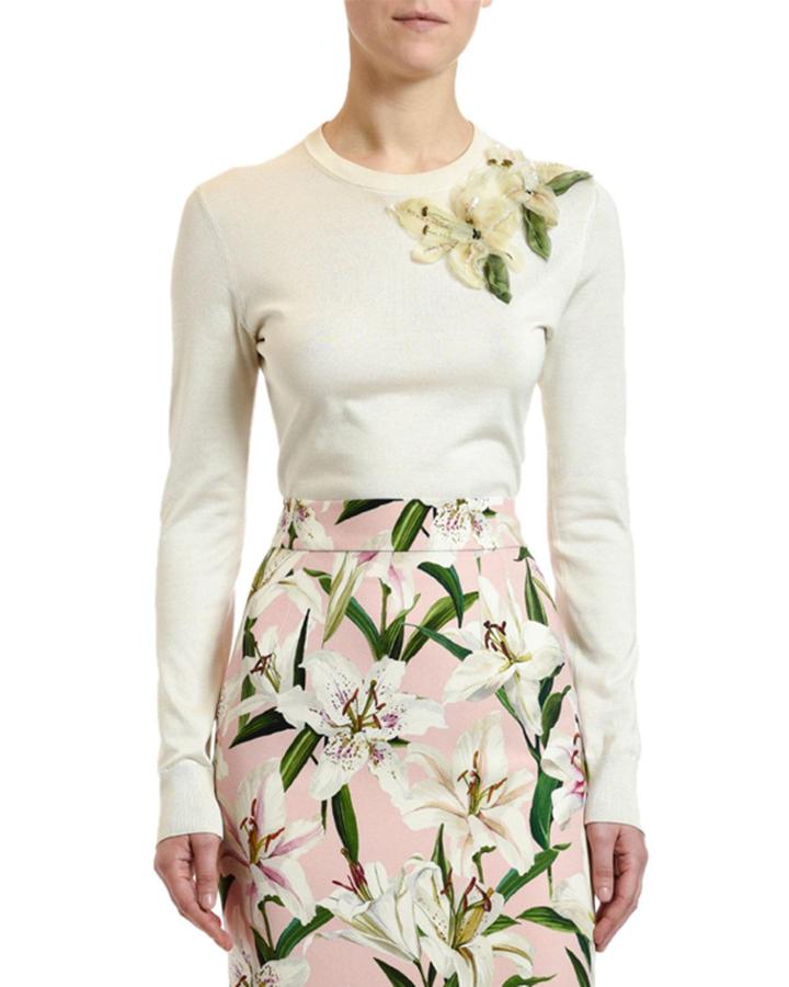 Lily-embellished