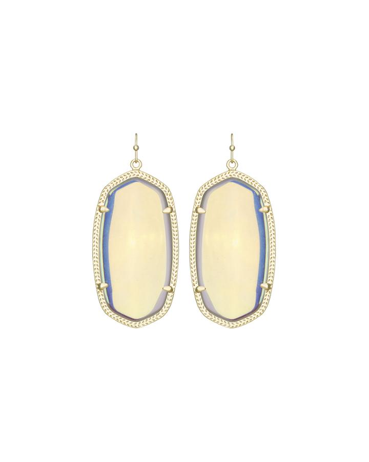 Kendra Scott Danielle Iridescent Drop Earrings, Translucent, Women's, Size: