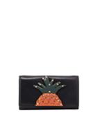 Rockstud Pineapple Leather Clutch Bag