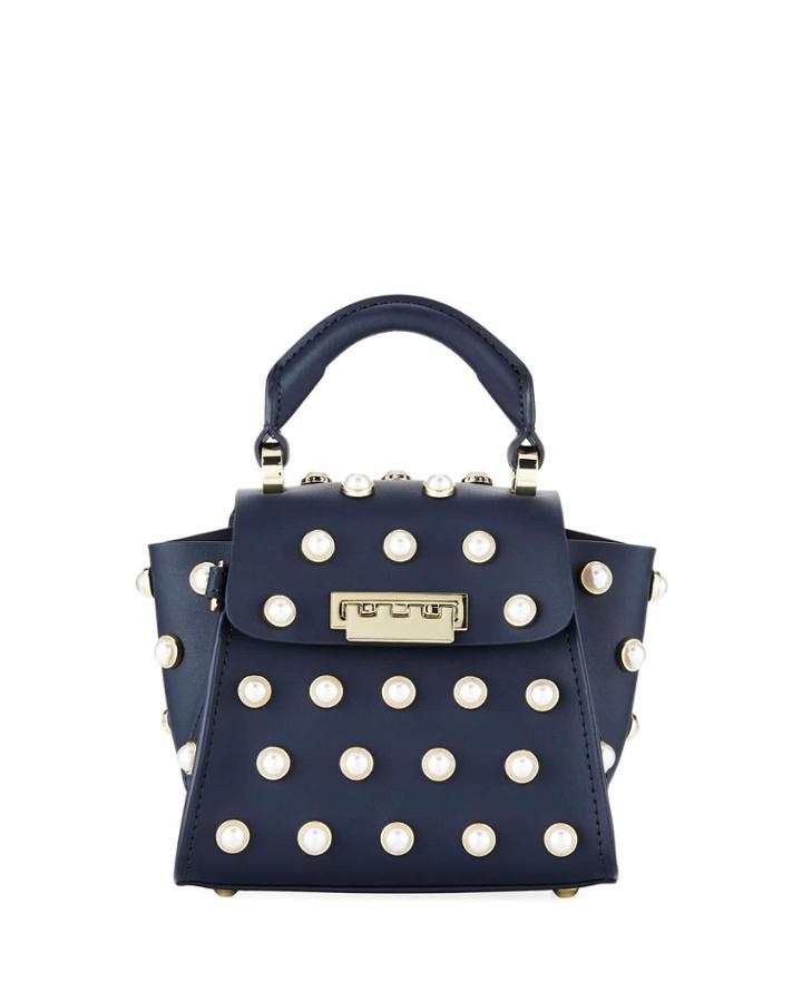 Eartha Iconic Mini Satchel Bag, Blue