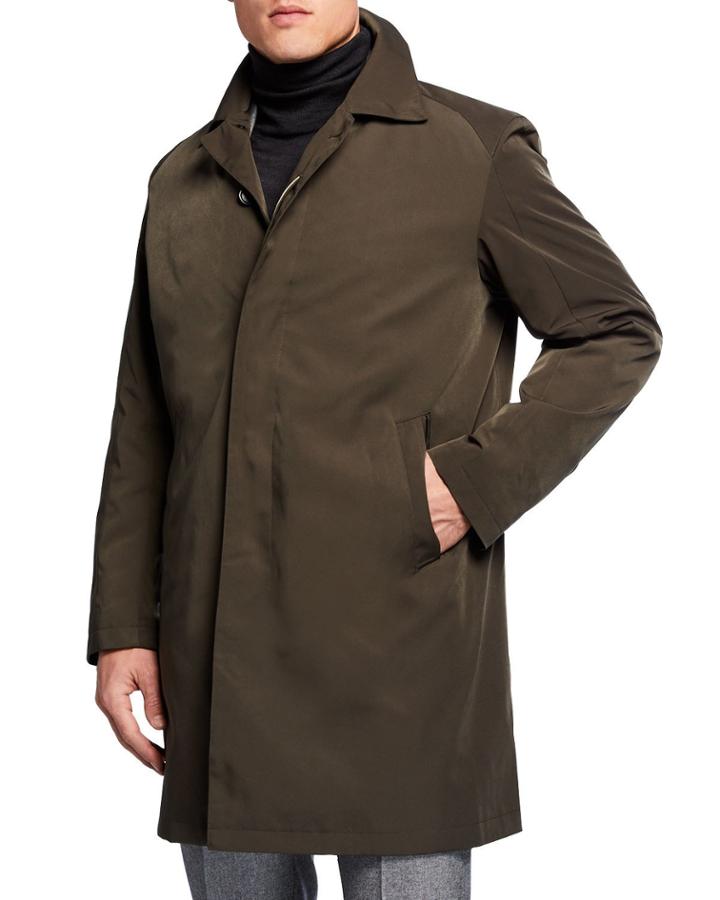 Men's Ducasse Water-repellant Balmacaan Coat
