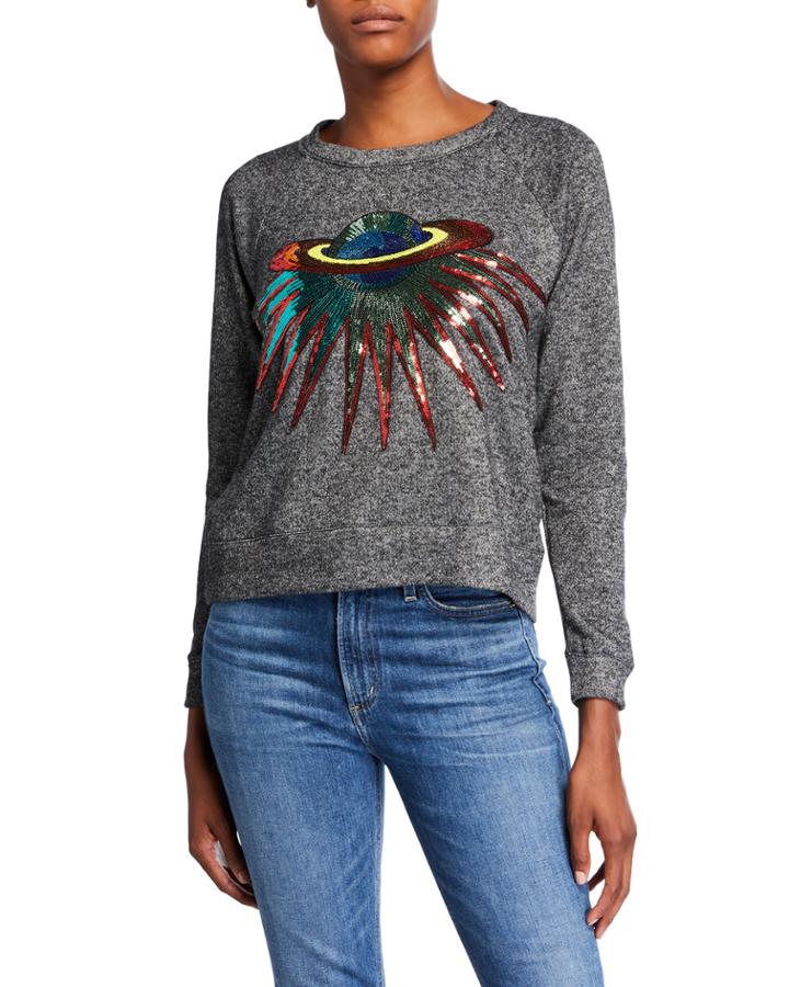 Plus Size Planter Earth Fleece Top
