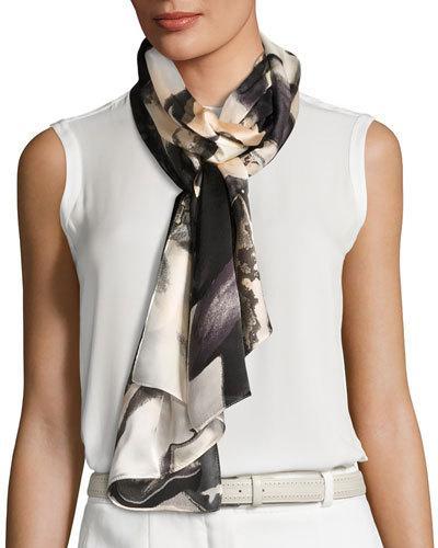 Orchid Explosion Satin Oblong