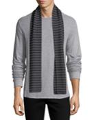 Striped Ribbed Wool