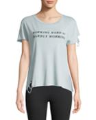 Hardly Working Distressed Crewneck Tee