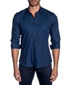 Men's Modern-fit Small-check Long-sleeve
