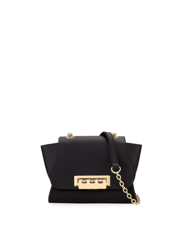 Eartha Mini Chain Crossbody Bag, Black