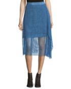 Draped Lace A-line