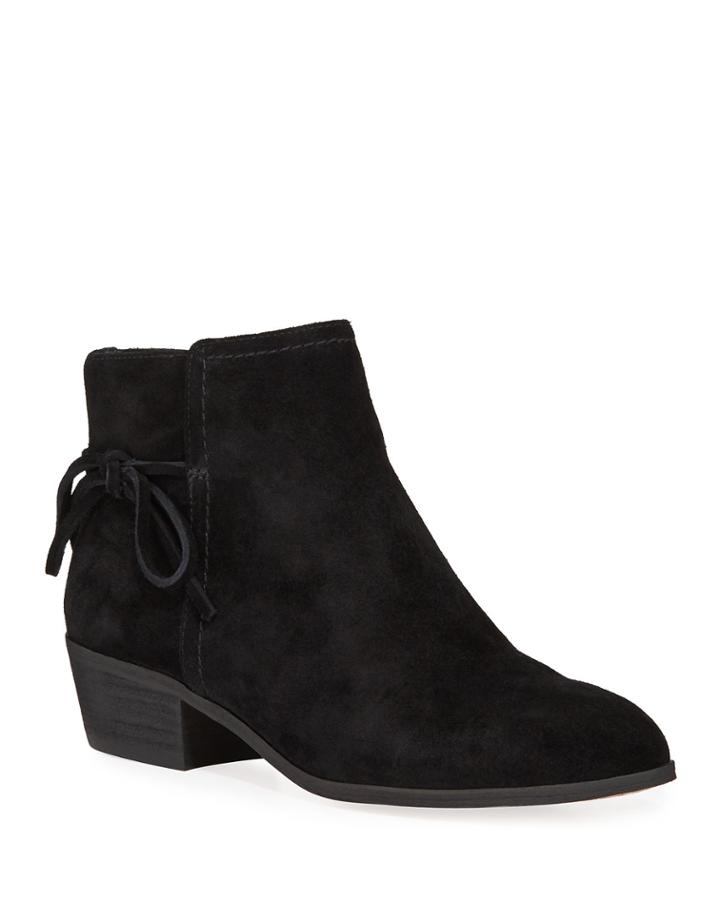 Holmes Suede Side-tie Booties