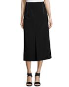 Long Skirt W/ Inverted Pleat