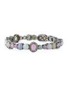 Multicolor Light Sapphire Bracelet W/ Diamonds