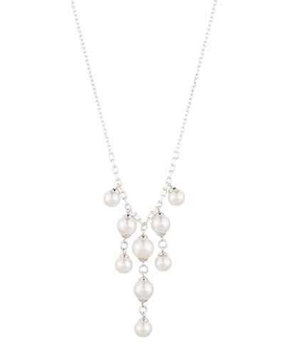 Lucy Cascading Pearl Bib Necklace