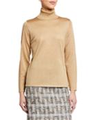 Metallic Turtleneck