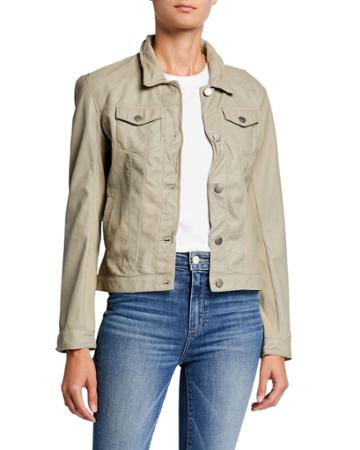 Leather Jean Jacket