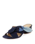 Beacon Slide Sandal With Colorblock Knot