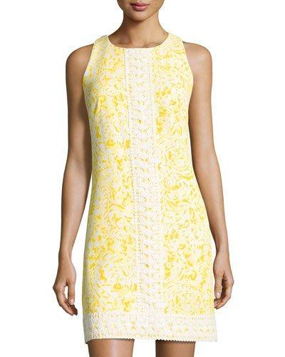 Crochet-trim Sleeveless