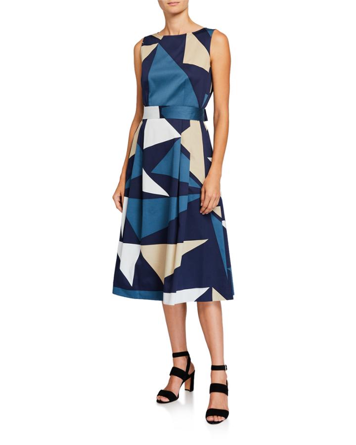 Sammy Geometric-print