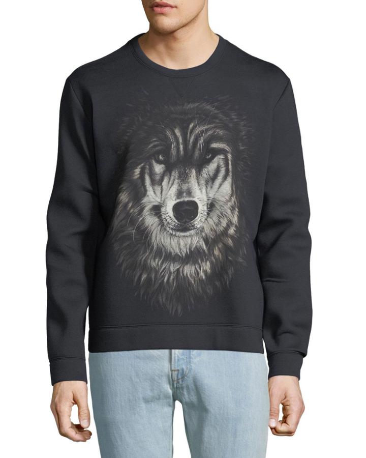 Men's Wolf Graphic Crewneck