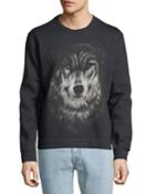 Men's Wolf Graphic Crewneck