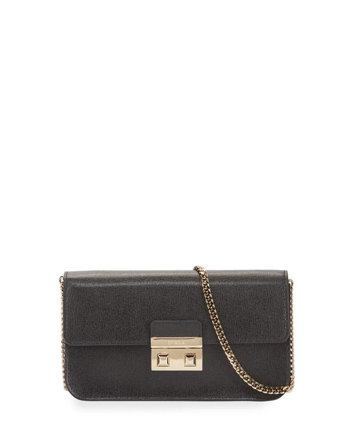 Bella Xl Saffiano Leather Crossbody Bag