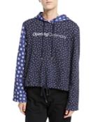 Cropped Floral-print Cotton