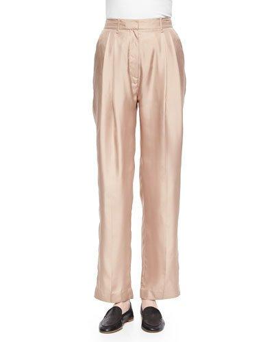 Sally Pleated Wide-leg