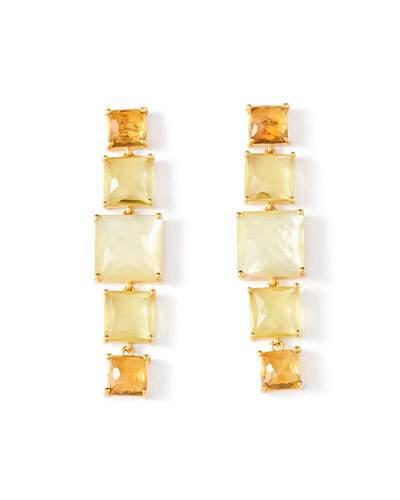 Rock Candy&reg; Gelato 18k 5-stone Linear Drop Earrings In Tuscan