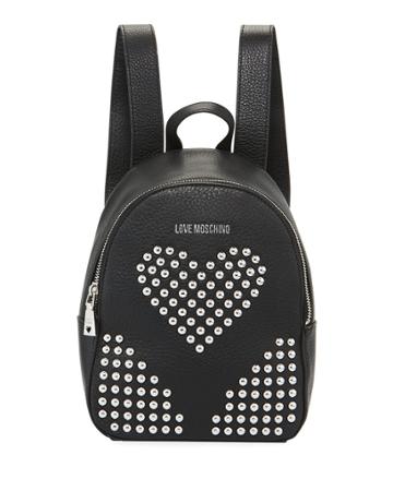 Borsa Studded Heart Backpack Bag