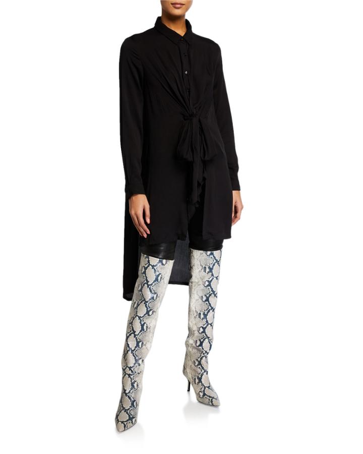 Flowing High-low Tie