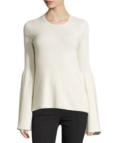 Darcy Cashmere/silk Bell-sleeve Sweater,