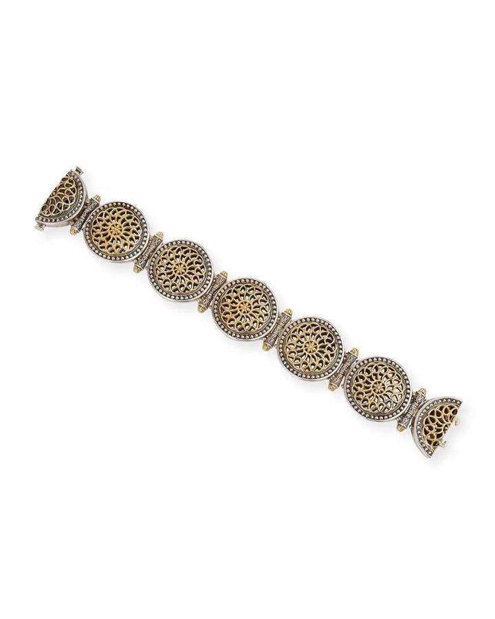 Round Ornate-station Bracelet