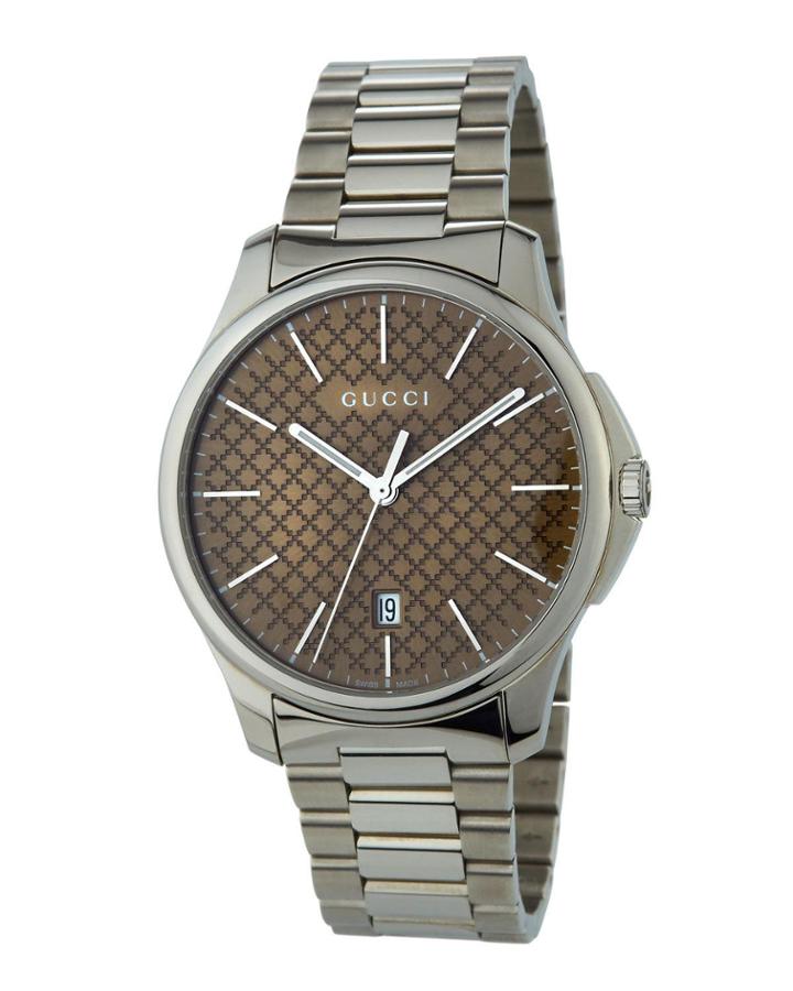 40mm G-timeless Bracelet Watch, Brown