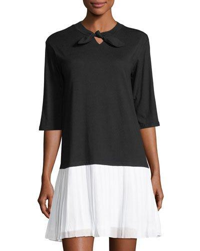 Long-sleeve Drop-waist