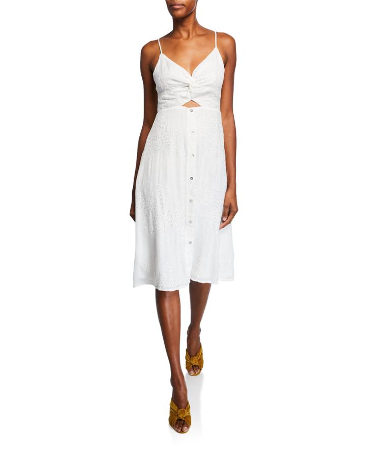Ellowyn Twist-front Cutout Dress