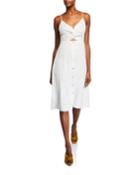 Ellowyn Twist-front Cutout Dress