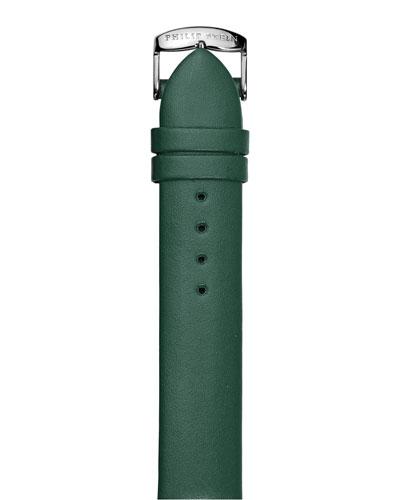 20mm Calfskin Watch Strap, Dark Green