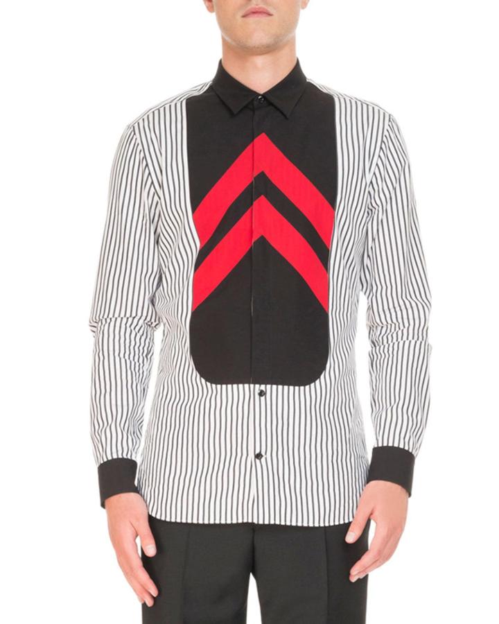 Striped Contrast-bib