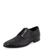 Mation Cap-toe Lace-up Oxford, Black