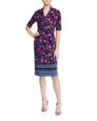 Mandarin Collar V-neck
