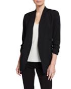 Satin-back Crepe Jacket
