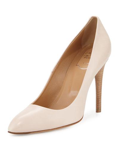 Decollete Miss Viv Leather 100mm Pump, Pelle