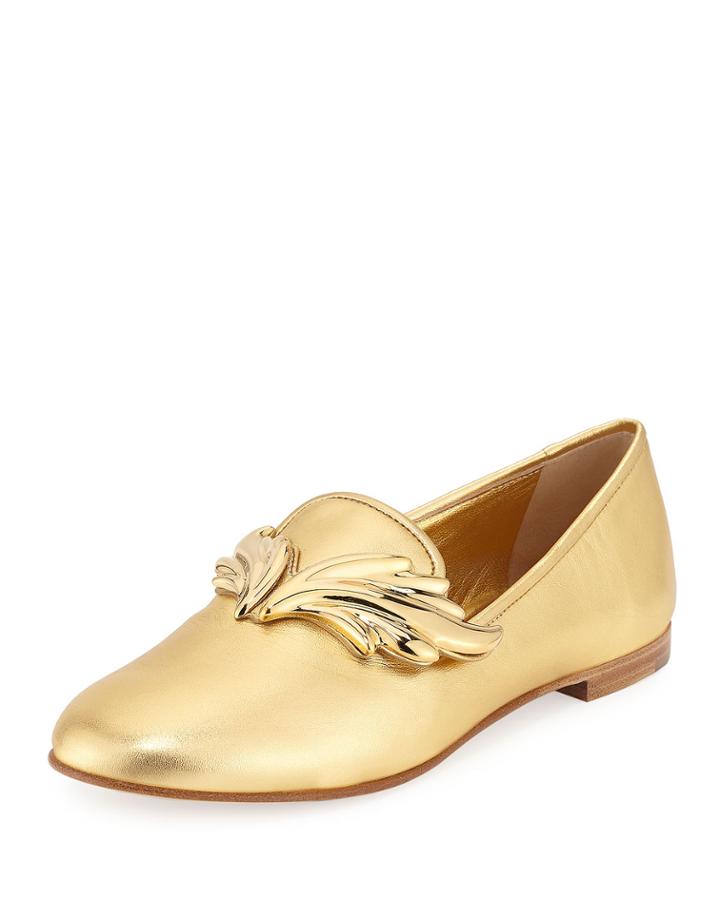 Wing Metallic Leather