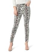 The Charlie Ankle Skinny Leopard-print Jeans