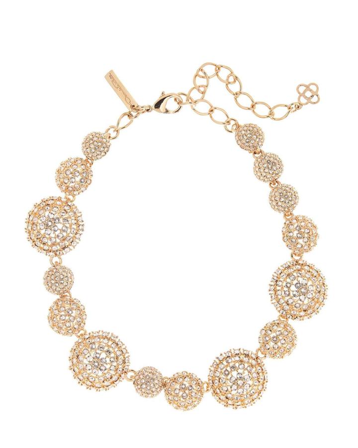 Pave Crystal Dome Necklace