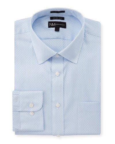Trim-fit Regular-finish Blue Shadow Dress